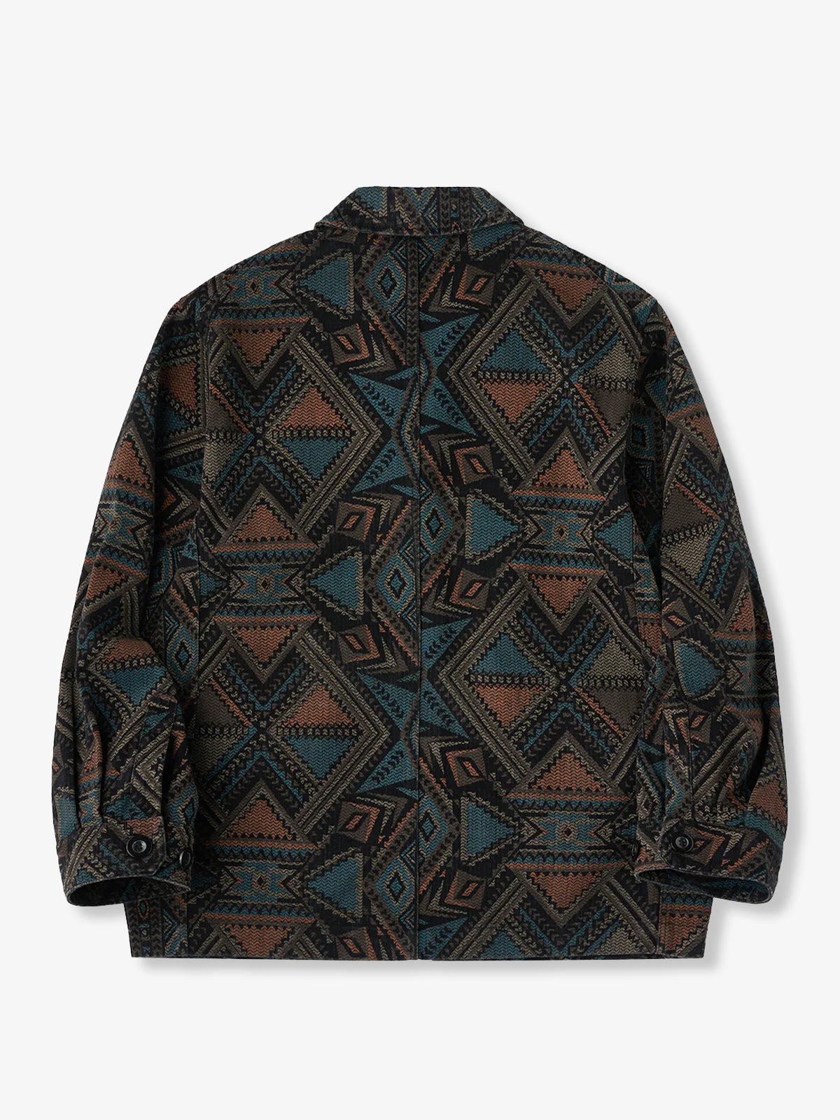 Ethnic Navajo Allover Denim Jacket 1