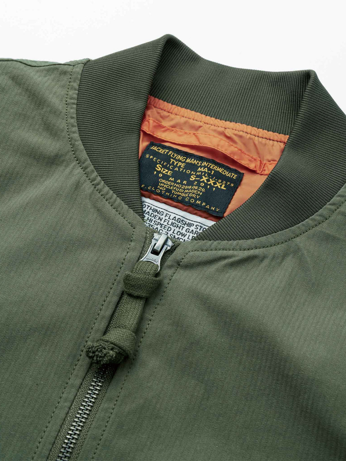 MA-1 Vintage Military Style Bomber Jacket 3