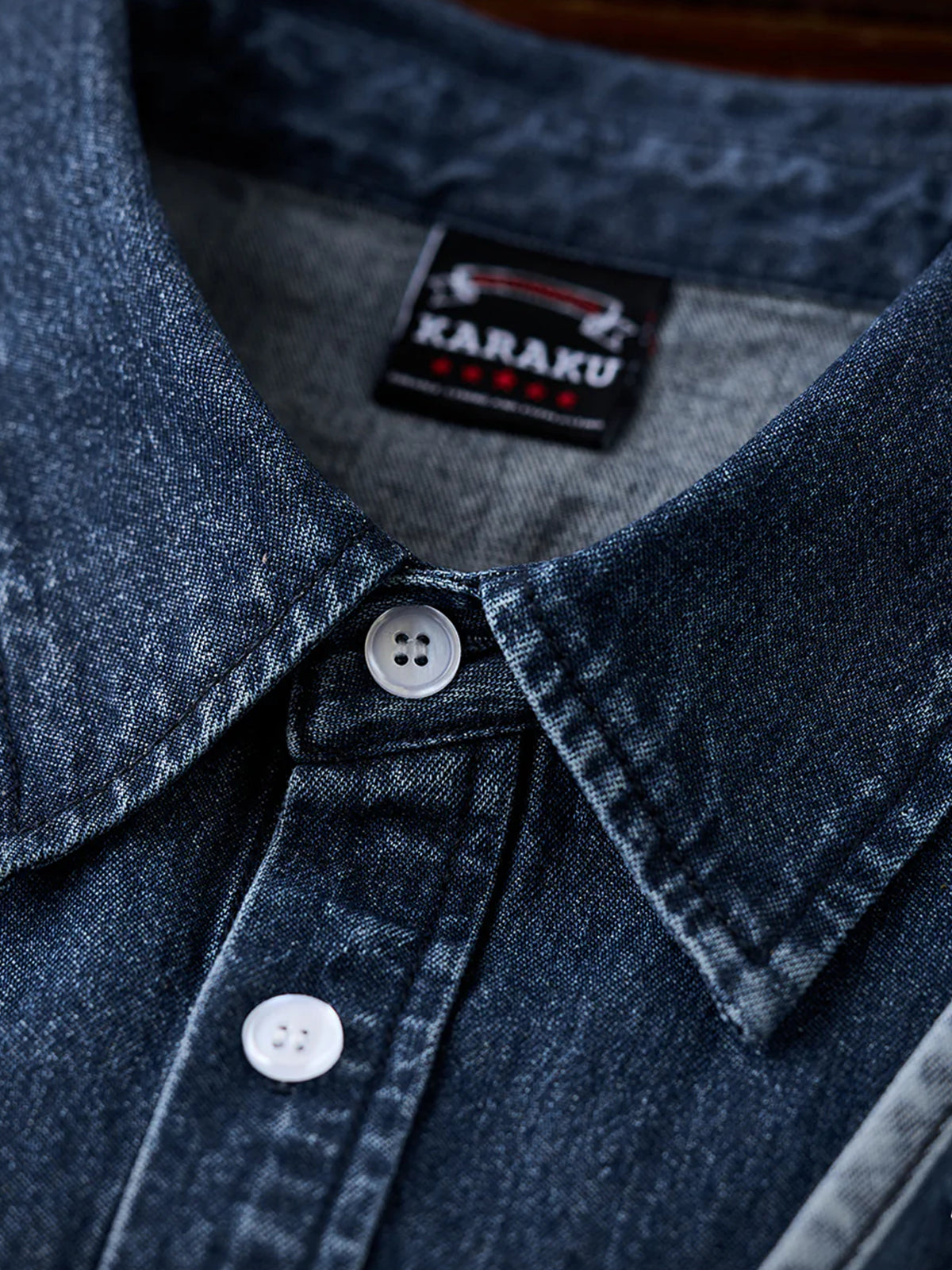 Piping Faux Yard Denim Jacket 6