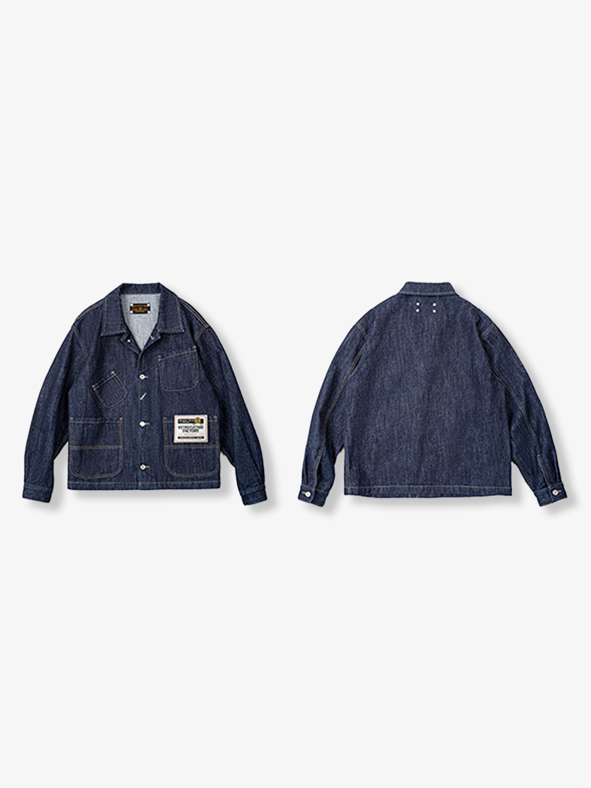 14oz 4-Pockets Denim Jacket 1
