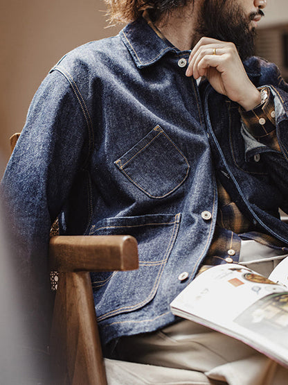 14oz 4-Pockets Denim Jacket 6