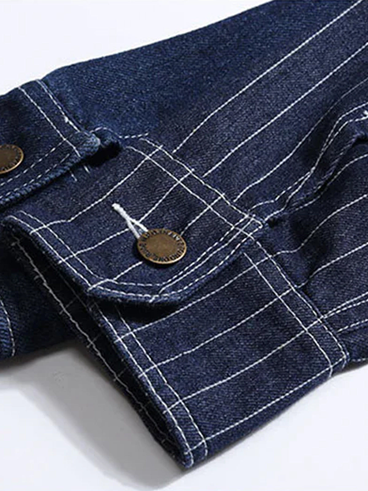 Casual American Style Wabash Denim Work Jacket 6