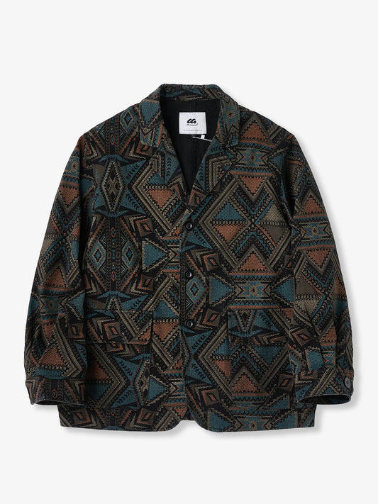 Ethnic Navajo Allover Denim Jacket 0