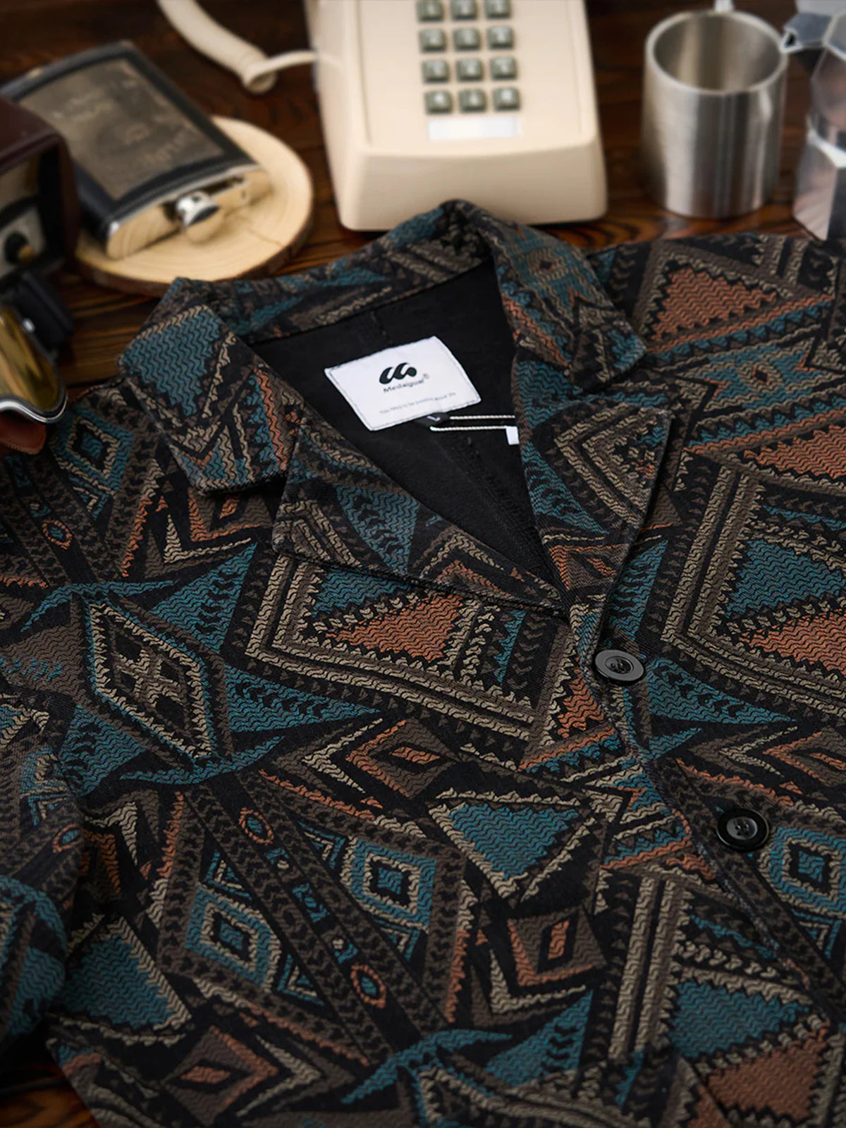 Ethnic Navajo Allover Denim Jacket 4