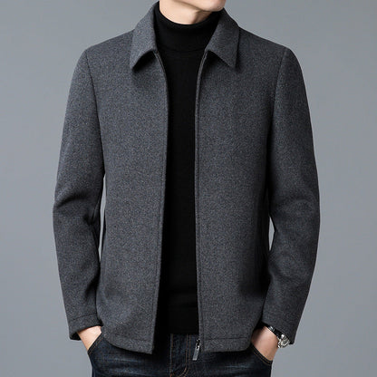 Heavyweight Wool Coat with Thermal Lining for Women – Structured Fit and Minimalist Design for Everyday Warmth 0