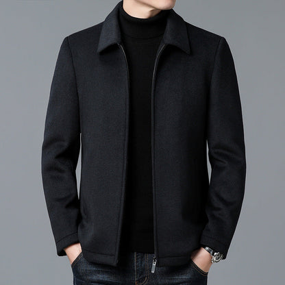 Heavyweight Wool Coat with Thermal Lining for Women – Structured Fit and Minimalist Design for Everyday Warmth 1