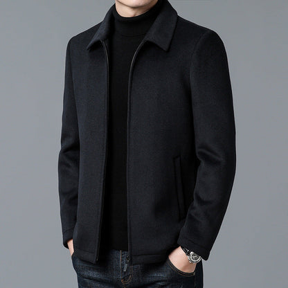Heavyweight Wool Coat with Thermal Lining for Women – Structured Fit and Minimalist Design for Everyday Warmth 3