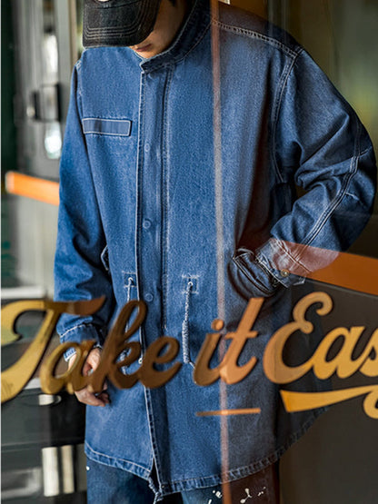 M-65 Modified Denim Fishtail Parker 3