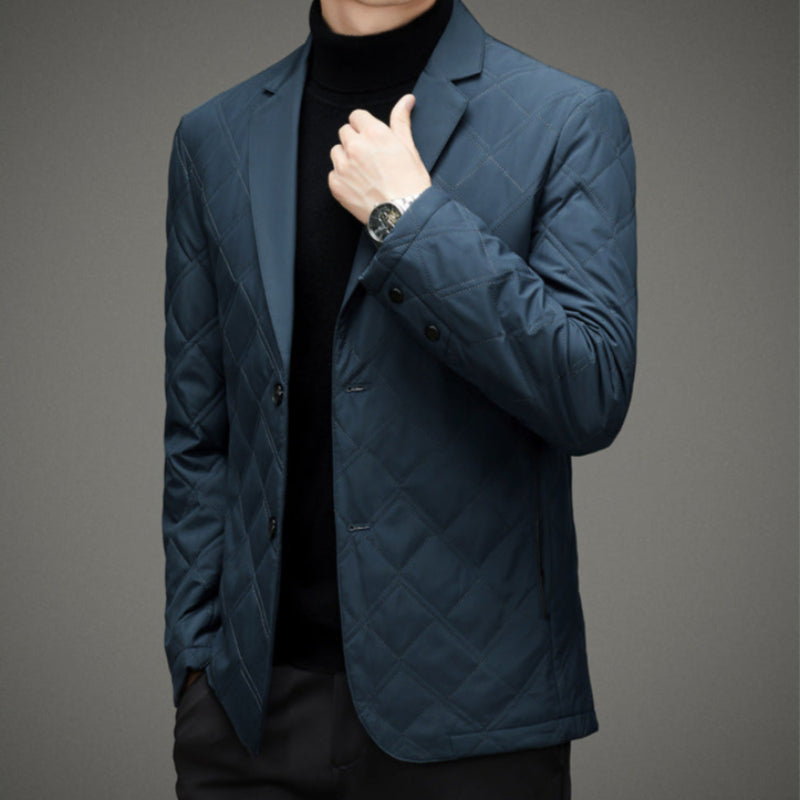 Men's Grey Blazer Jacket – Stylish Weather-Resistant Nanosilk Blazer for Casual and Formal Wear 3