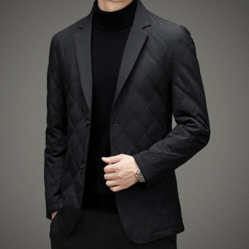 Men's Grey Blazer Jacket – Stylish Weather-Resistant Nanosilk Blazer for Casual and Formal Wear 4