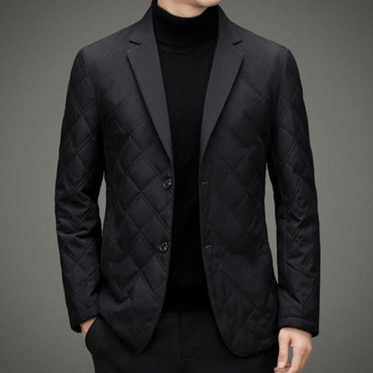 Men's Grey Blazer Jacket – Stylish Weather-Resistant Nanosilk Blazer for Casual and Formal Wear 5