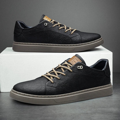 CHRONOS LEATHER TRAINERS