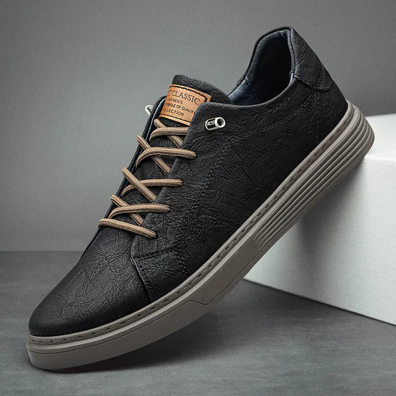 CHRONOS LEATHER TRAINERS