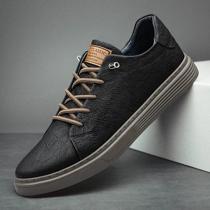 CHRONOS LEATHER TRAINERS