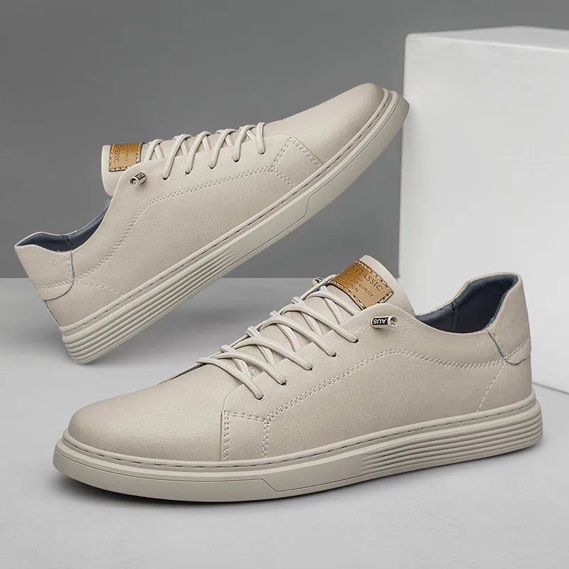 CHRONOS LEATHER TRAINERS